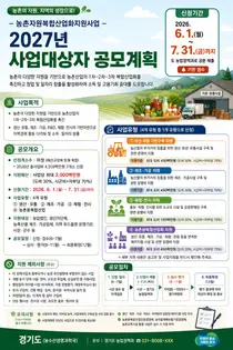 이천시, 농업법인에 최대 20억 지원…농촌복합산업 공모