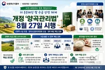 개정 '양곡관리법' 27일 시행… 쌀 3% 초과생산 시 정부 나선다