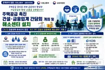 국토부·금융위, 건설사 자금난 숨통 트인다… 9월 1일 전담센터 가동