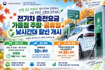 기후에너지환경부, 주말 낮 전기차 충전요금 확 낮춘다… 최대 32% 할인