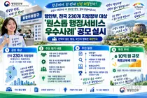 행안부, '원스톱 민원' 우수 지자체 찾는다… 특교세 10억 지원