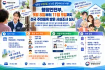 행안부, 8일부터 전국 방문조사 돌입… 100세 이상·위기가구 집중 점검