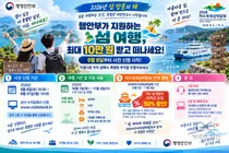 행안부, 1박 이상 섬 여행에 최대 10만 원 지원… 9월 8일 사전 접수