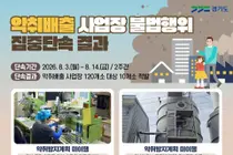 경기도 특사경, 꼼수로 악취 뿜어낸 10곳 적발… 최대 1억원 벌금