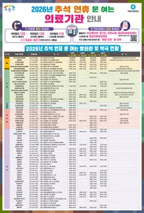 이천시, 추석 연휴 24시간 응급실 연다… 소아과·심야약국 위치는