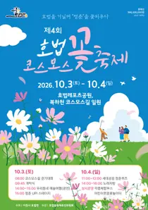 이천시 '호법코스모스꽃축제' 10월 3일 개막. 온 가족 가을 나들이 한마당
