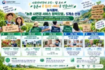 농식품부, 농촌 돌봄 공백 메운다… 무주 등 5곳에 1천만원 지원