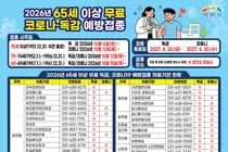 이천시보건소, 독감 유행주의보에 무료접종 본격화… 75세 이상 10월 6일 시작