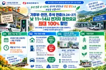 기후부·한국전력, 추석 연휴 전기차 충전 '반값'… 낮 3시간 요금 확 깎는다