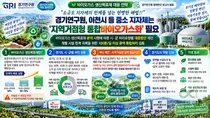 경기연구원, 중소 지자체 '바이오가스' 해법 제시… 일 100톤 광역처리 필수