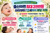[연속기획] 정부, 출산하면 최대 2천만원 지급… '아이맞이지원금' 2027년 신설