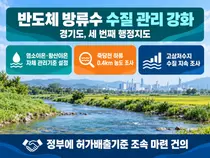 [경기도] 삼성전자·SK하이닉스에 세 번째 행정지도… 이천 죽당천 조사 결과 반도체 방류수 염소·황산이온 '농업용수 권고 초과'