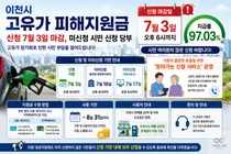 이천시, '고유가 피해지원금' 7월 3일 신청 마감… 