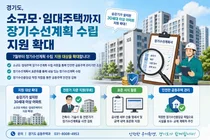 경기도, 소규모 아파트·임대주택 '장기수선계획' 수립 지원 대폭 확대