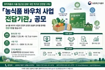 농림축산식품부, '농식품 바우처 사업' 전담기관 공개 모집