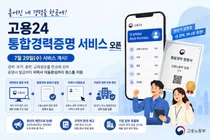 흩어진 경력을 한곳에…고용부, '고용24 통합경력증명 서비스' 29일 개시