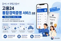 흩어진 경력을 한곳에…고용부, '고용24 통합경력증명 서비스' 29일 개시