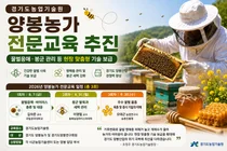 경기도농업기술원, 기후변화 꿀벌 폐사 막는다… 양봉농가 맞춤 교육 3회 실시