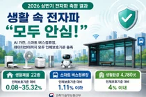 과기정통부, AI 가전·스마트 버스정류장 전자파 쟀더니… 