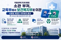 국립대병원, 교육부 품 떠나 복지부로 간다… 2026년 8월 전면 시행