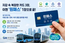 경기연구원, 교통·복지카드 한 장으로 합친다… 2027년 '원패스' 도입
