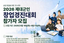 국가보훈부, '제대군인 창업 경진대회' 참가자 모집… 총상금 2,000만원