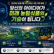 농식품부, 미래 농업 R&D 아이디어 찾는다… 9월 30일까지 대국민 접수