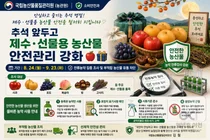 농관원, 추석 제수용 농산물 잔류농약 전격 조사… 위반 시 직불금 40% 깎인다