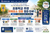 행정안전부, 개학기 학교 주변 5대 위해요소 점검… 전국 6,300곳 단속