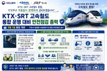 KTX·SRT, 9월 1일 통합운행 개시… '핀포인트' 안전 점검 총력