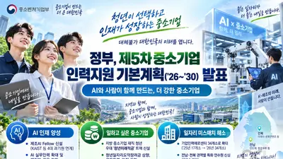 중기부, 중소기업 'AI 인재' 발굴한다… 카이스트 연계 500명 양성