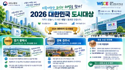 평택시, 전국 최초 탄소저감 시설로 대통령상 안았다… '도시대상' 13곳 선정