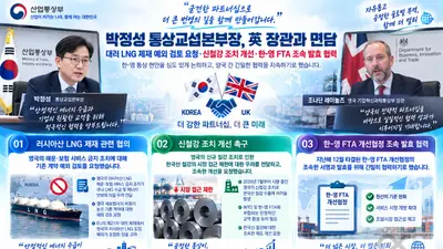 산업부, 영국에 대러 LNG 제재 '예외' 요청… 7월 시행 철강 규제도 도마