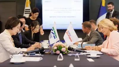 추미애 지사, 프랑스 핵심 주지사 만났다… AI·스타트업 등 '공동 실행계획' 체결