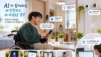 경기도, 장애인 돕는 'AI 자립비서' 투입… 10월부터 252명 혜택