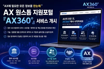 과기정통부, AI 전환 포털 'AX360°' 서비스 개시… GPU·데이터 한곳에