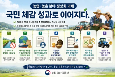 농식품부, 구거 불법 3477건 적발… 농업·농촌 7대 묵은 관행 깼다