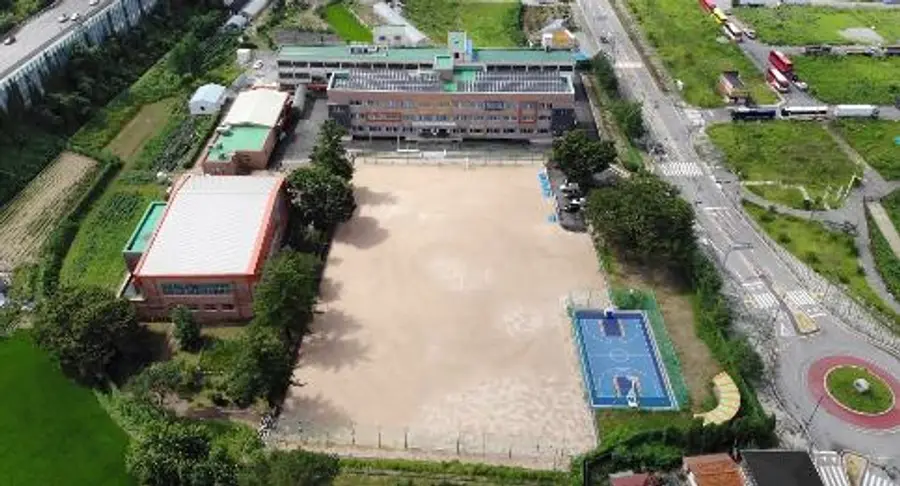 마장중학교 드론사진 _ 마장중학교 홈페이지