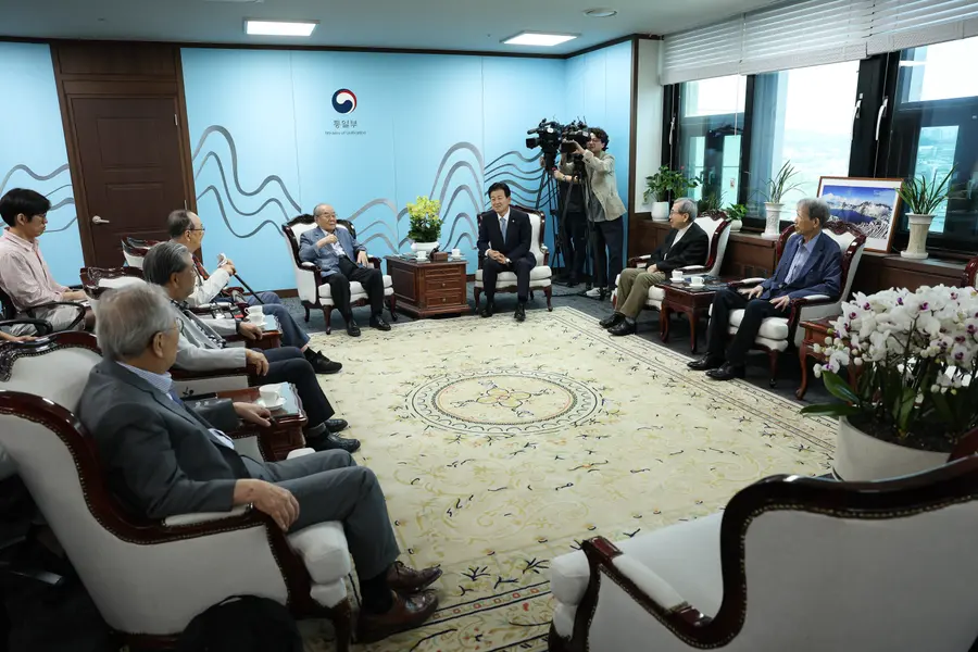 평화통일고문회의 원로 초청 간담회 = 외교부 제공