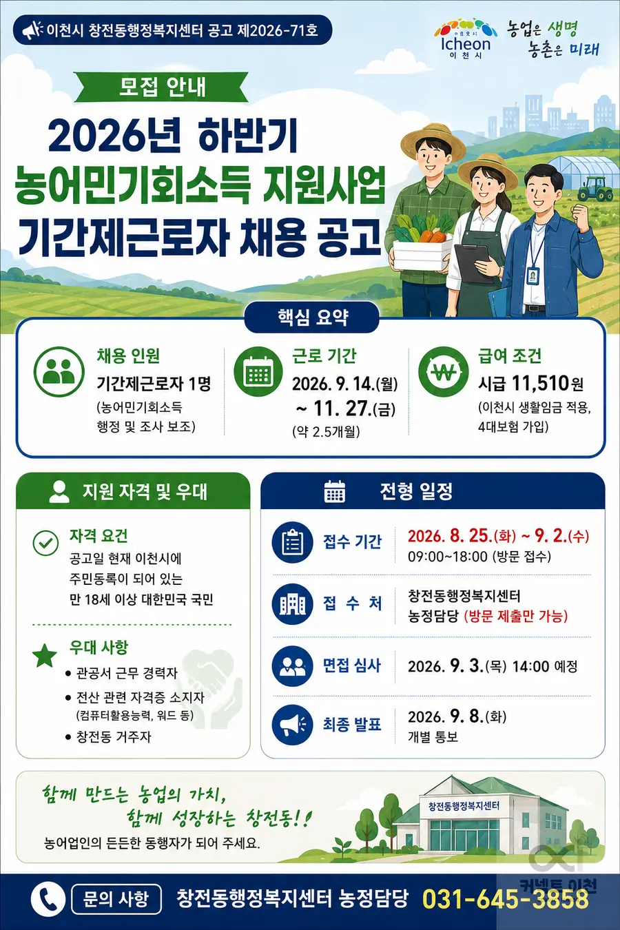 내용 이천시청 채용공고 참조 / 이미지 Generated by AI