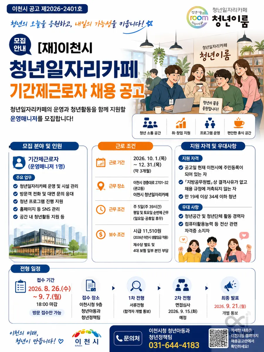 내용 이천시청 채용 공고 참조 / 이미지 Generated by AI