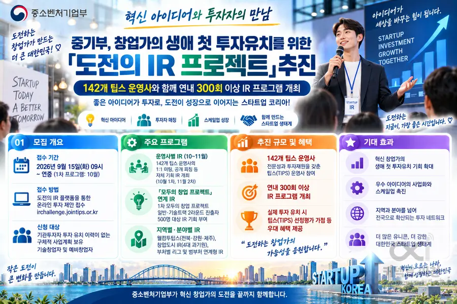 내용 중소벤처기업부 제공 / 이미지 Generated by AI