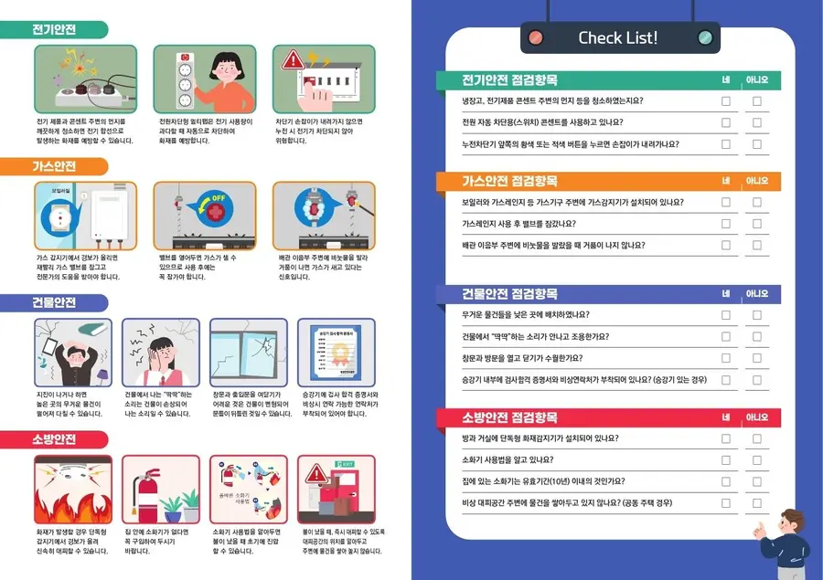 안전점검 체크리스 = 이천시청 제공